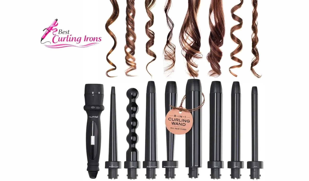 NuMe Octowand 8-in-1 Curling Wand Set