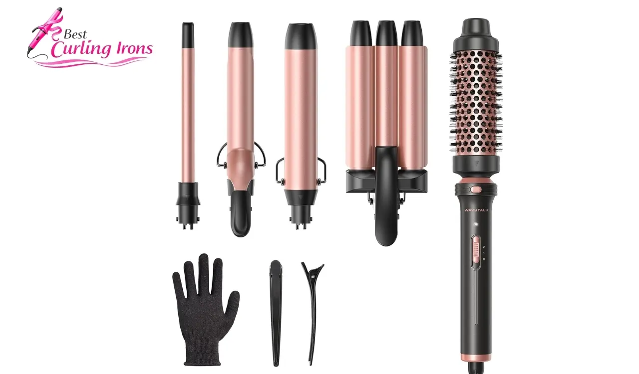 Wavytalk 5-in-1 Curling Wand Set