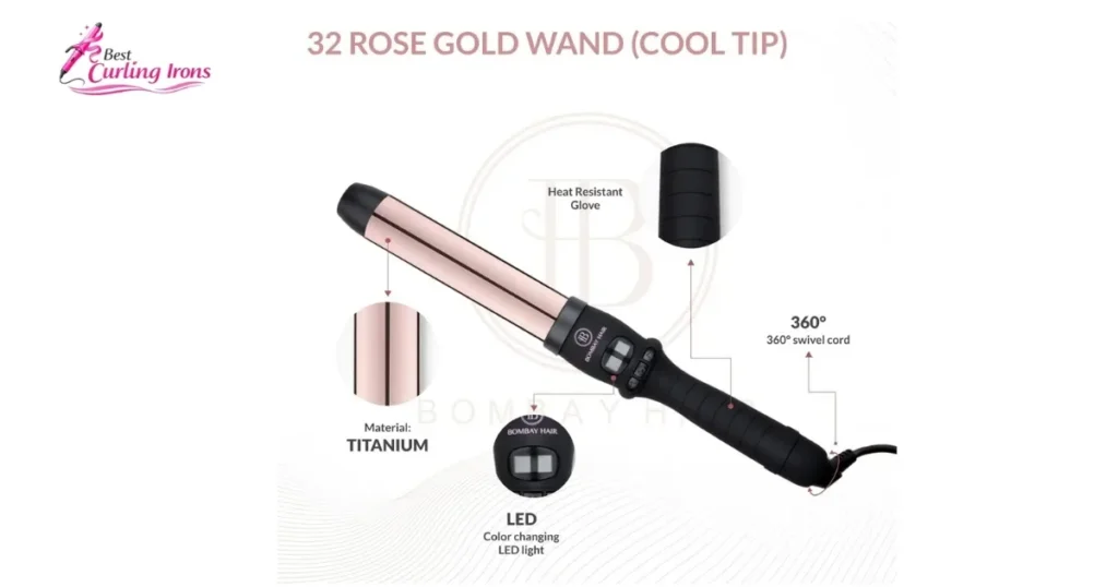 Bombay Hair 32mm Rose Gold